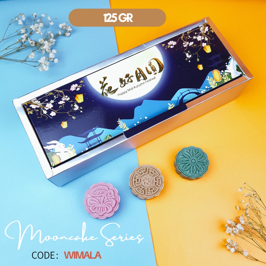 

Box Mooncake Wimala / Hampers Dus Packaging Kue Bulan 125gr