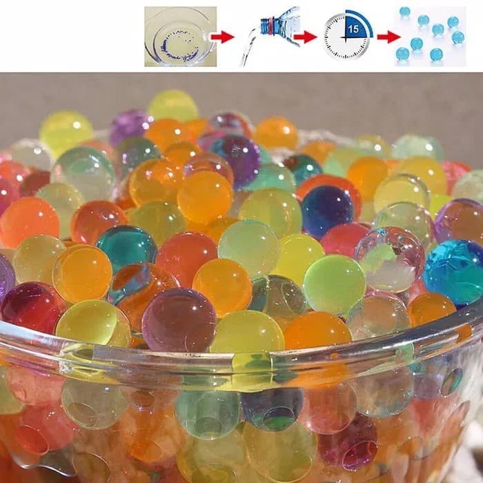 

KOM-170 Hydrogel Crystall Ball isi 5 Gram Per Pack