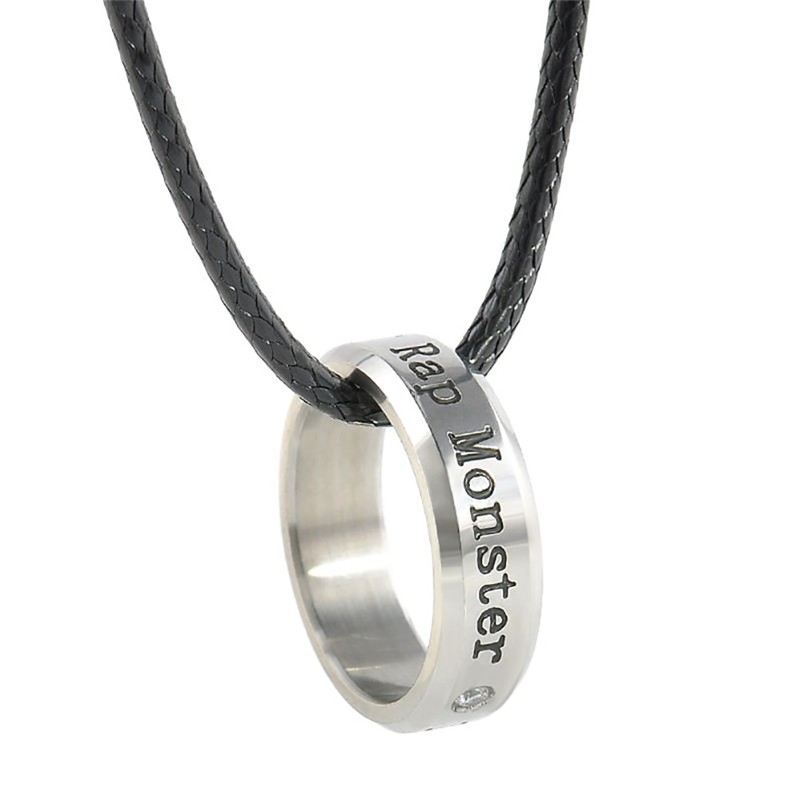 [Bayar Di Tempat]Cincin KPOP Bangtan Boys BTS SUGA BTS Bahan Stainless Steel