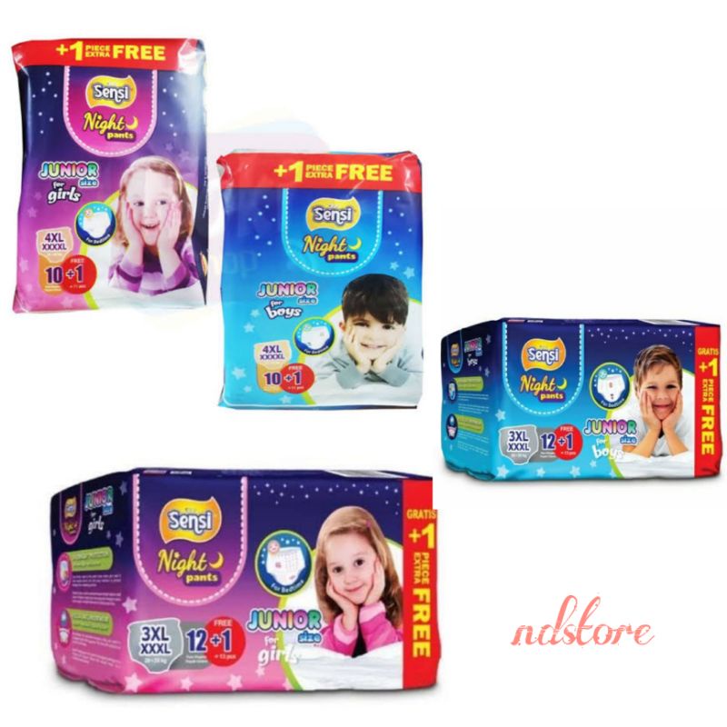 SENSI NIGHT PANTS XXXL12+1 // XXXXL10+1