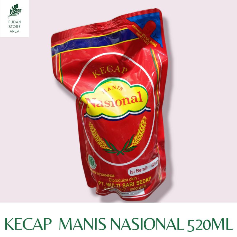 

Kecap manis Refill NASIONAL 520ml