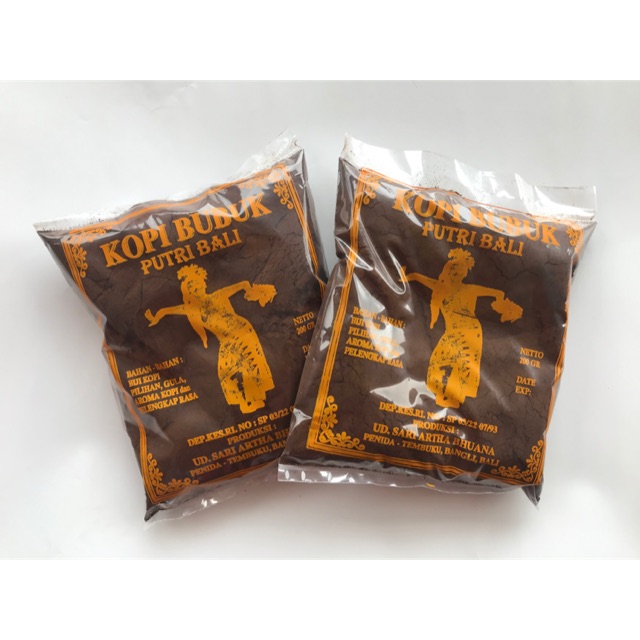 

Kopi Hitam Bubuk Cap Putri Bali [200 gram]