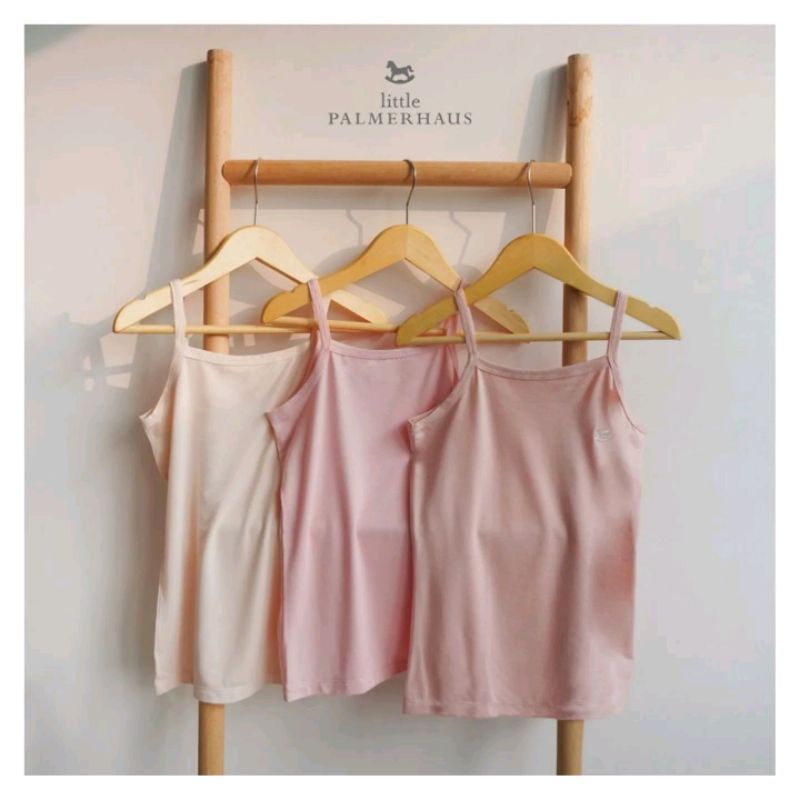 Little Palmerhaus Girl Tank Top / Set of 3 / Singlet Anak Perempuan (warna yang sama)