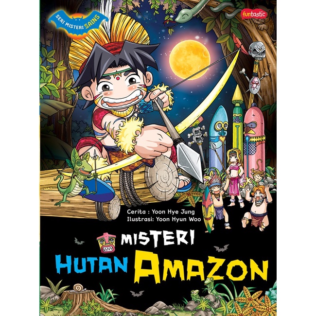 KOMIK ANAK  SERI MISTERI SAINS : MISTERI HUTAN AMAZON  KOMIK MISTERI  KOMIK PENDIDIKAN
