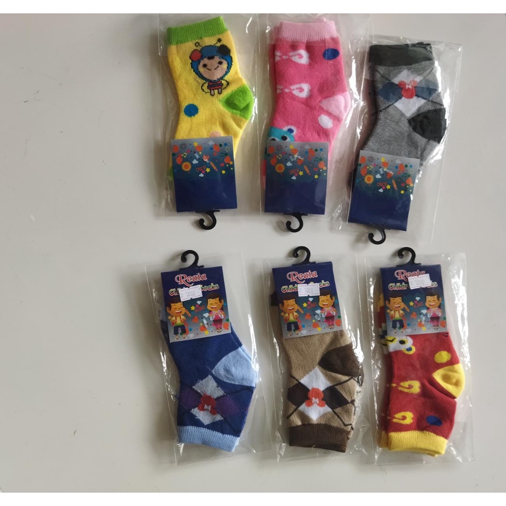 Kaos Kaki Anak REATA, ONIX, DAIXIN Mulai 1-5 thn