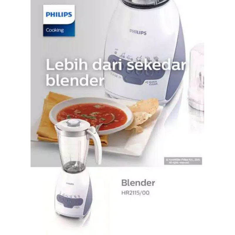 Blender Philips Plastik Jar (Tabung plastik) HR2115