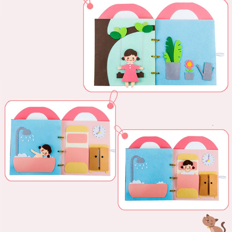 Mary Cloth Book Untuk Bayi &amp; Bayi 1tahun Perlengkapan Edukasi Dini Desain Lucu