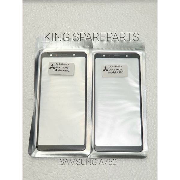 KACA GLASS LCD PLUS LEM OCA SAMSUNG GALAXY A750 A7 ORIGINAL