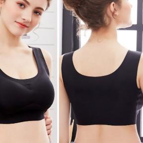 Terbaik|SQ28|A026 / BRA SEAMLESS BIG SIZE JUMBO ICE SILK TANPA KAWAT / BH ZERO FEEL