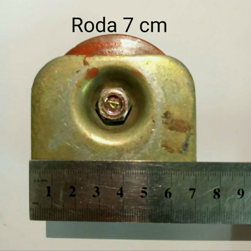 Roda pintu pagar 7 cm model roda cor medan /roda pagar/roda gerbang berkualitas