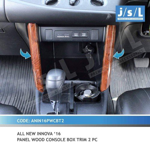 Wood Panel Console Box All New Innova 2016