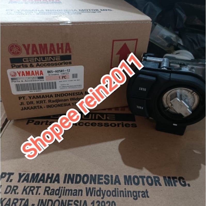 KUNCI KONTAK AEROX 155 KEYLESS ASLI ORI YAMAHA B65 H2501 12