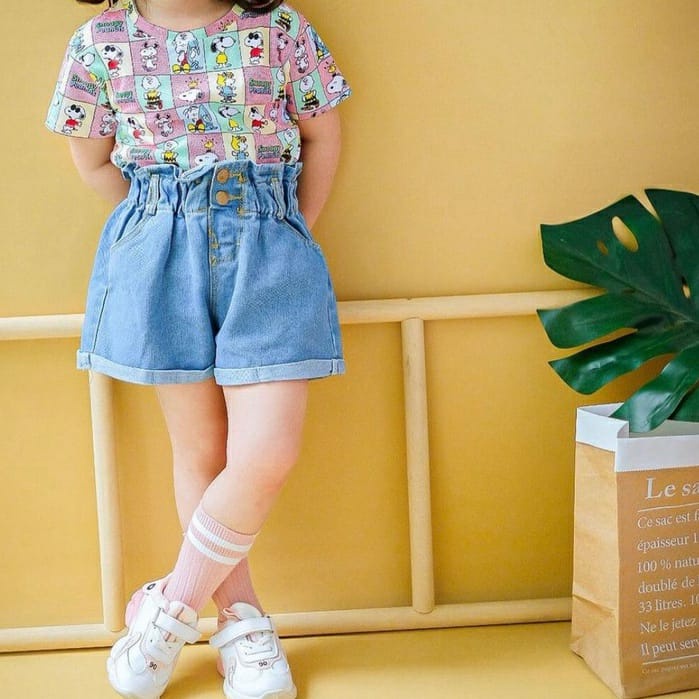 HOTPANTS JEANS LOLLY/CELANA PENDEK JEANS ANAK PEREMPUAN/CELANA ANAK