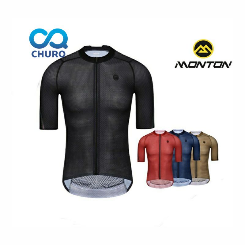 Jersey Sepeda MONTON PRO CARBONFIBER MENS Short Sleeve Jersey Monton