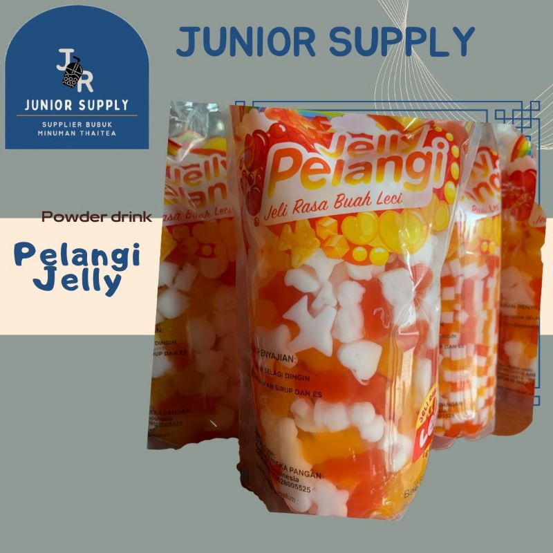 

topping pelangi jelly