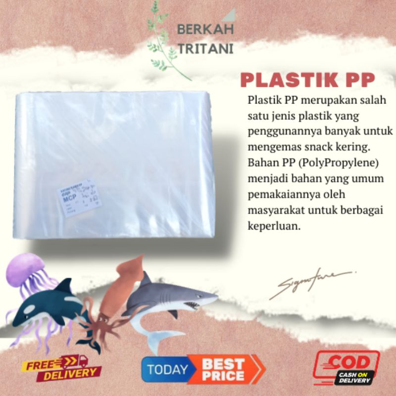 

Plastik PP Roll Cap MCP Tebal 0.04mm( 20cm x100m) Pembungkus Produk Kering