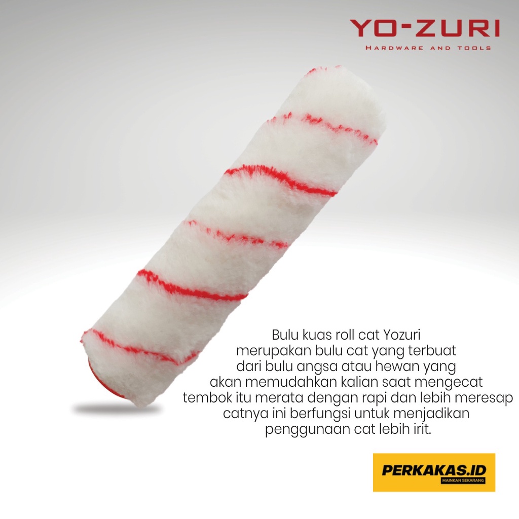 Bulu Kuas Roll Cat Refil 9 Inch YOZURI