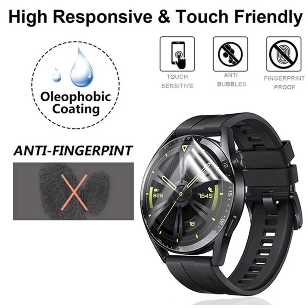 Hydrogel anti gores screen guard HUAWEI WATCH GT 3 GT3  42MM 46MM Hauwei Watch Buds antigores