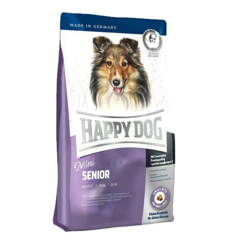 Happy Dog Mini Senior 4kg Freshpack / Makanan Anjing Tua / Mature Dog Food