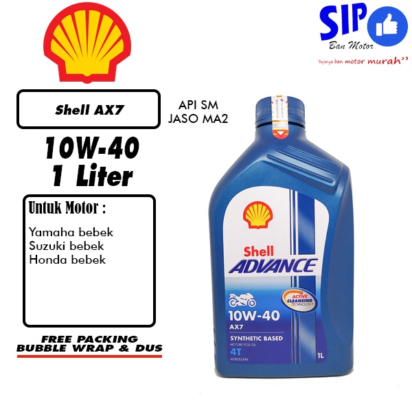 Oli Shell Advance AX7 10W40 1 Liter