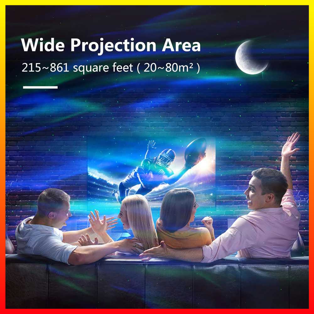 Lampu Proyektor Tidur Starry Sky with Bluetooth Speaker Pookin - 7RHAMQBK