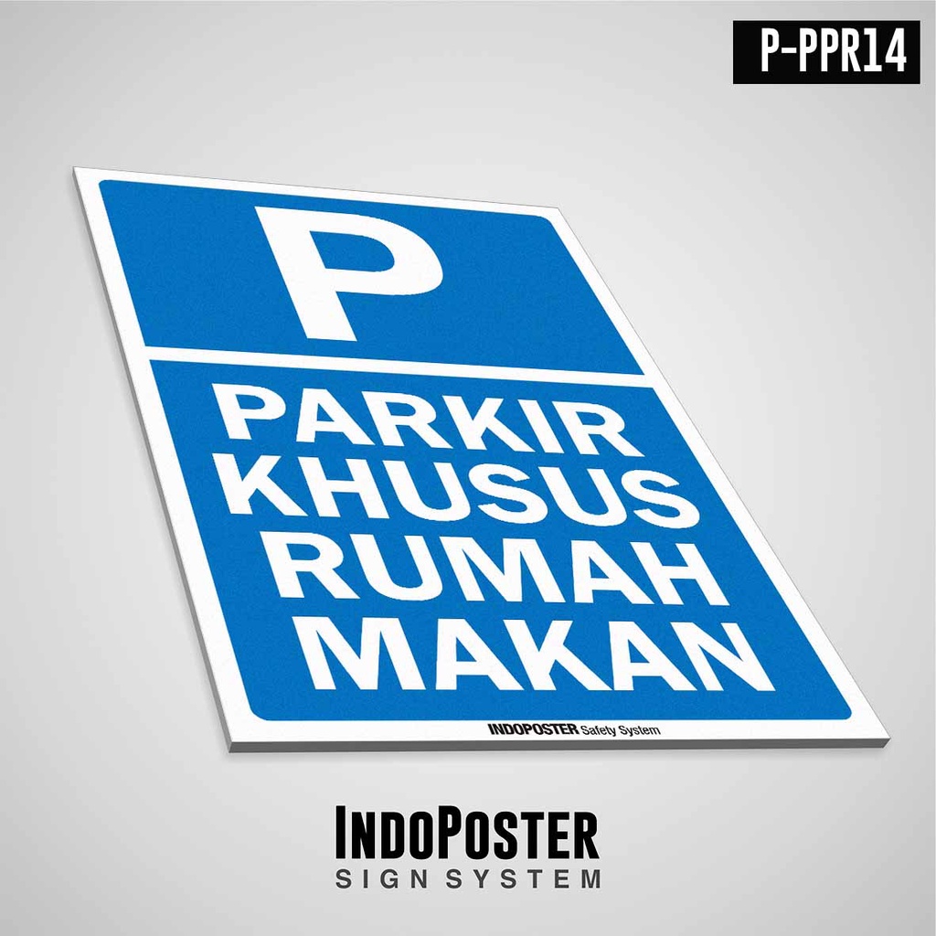 

Stiker Sign Parkir Rumah Makan