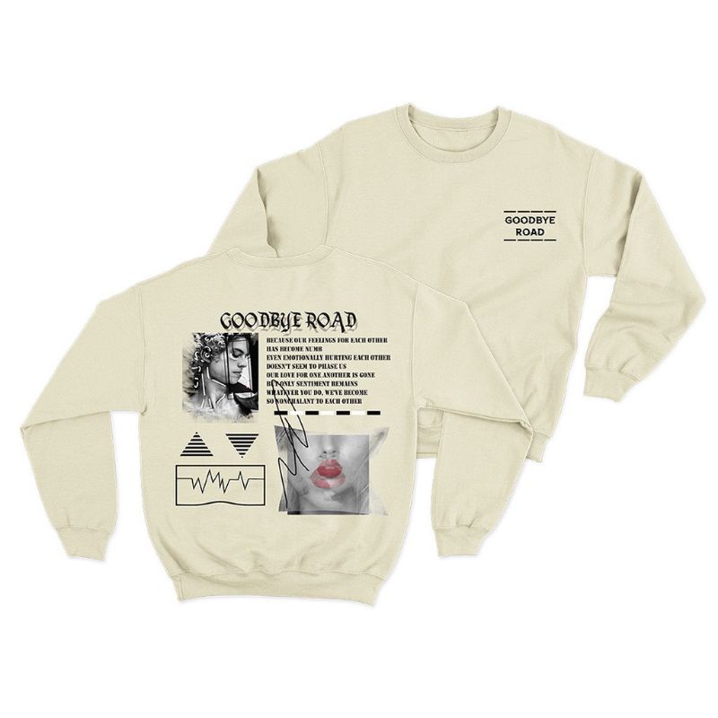 Sweater crewneck unisex (Good bye road)