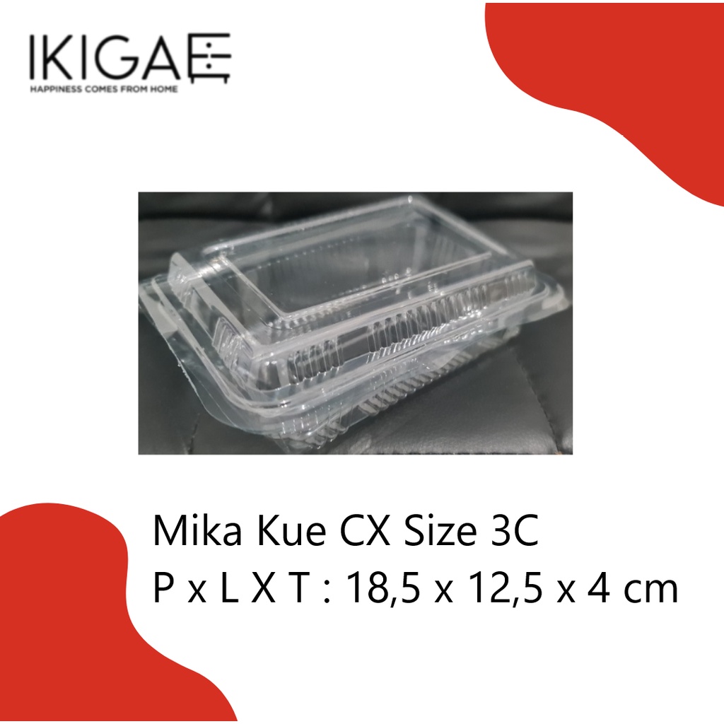 MIKA KUE PLASTIK CX TEBAL ISI @ 10 PC