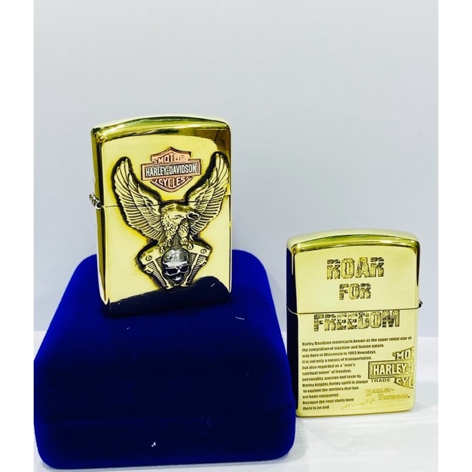 Original Zippo Armor Harley Davidson 2 sides