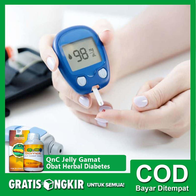 Obat Diabetes Pengering Luka Diabetes Luka Cepat Kering Qnc Jelly Gamat Asli 100% Original