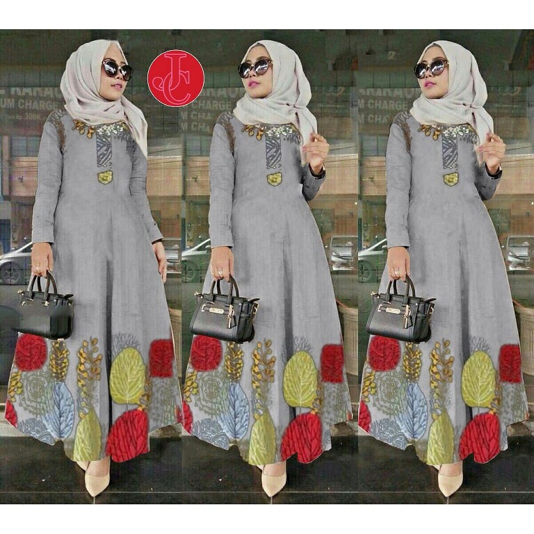 [felitaonlineshop] Firda Maxi Matt Babyterry maxy dress muslim fashion busana gamis