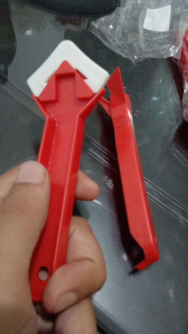 [best Quality] Alat Pembersih Perapi Lem Silikon 2 In 1 Sealant Tool Scraper