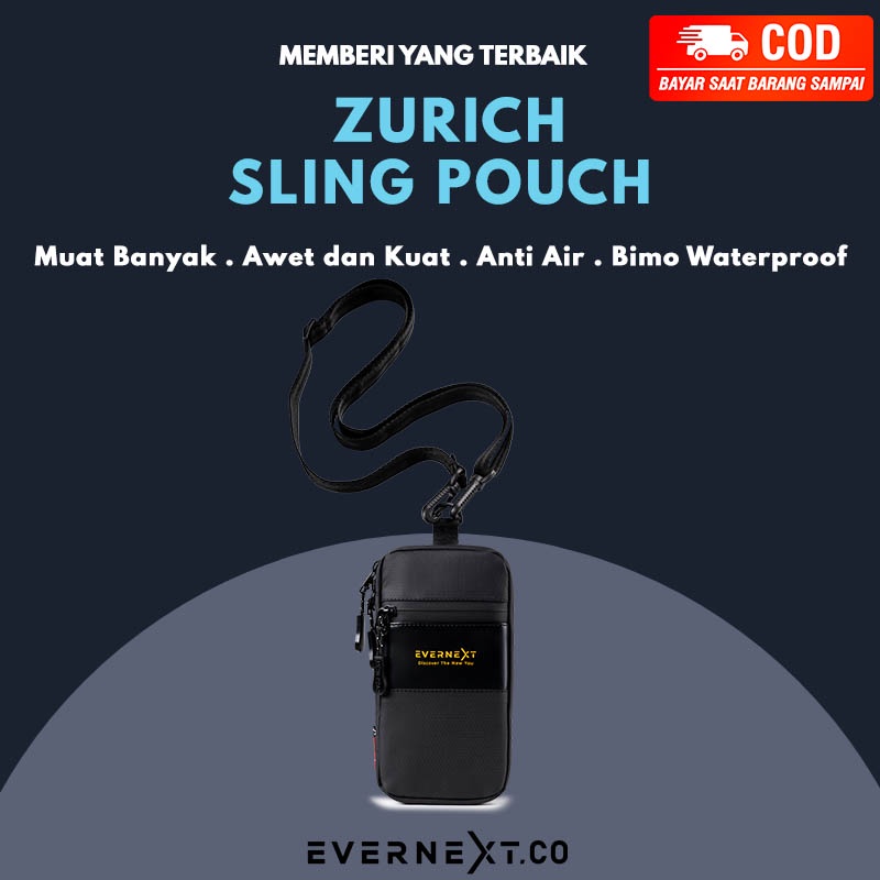 Dopet Kartu anti Air ZURICH Sling Pouch WATerproof