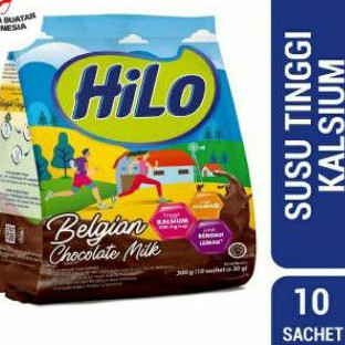 

Hilo BELGIAN CHOCOLATE MILK susu coklat ( 10 sachets ) 300gr