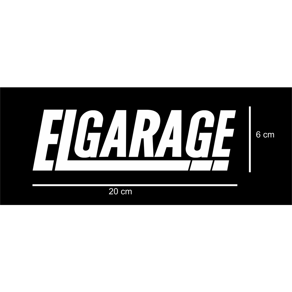 Stiker EL GARAGE