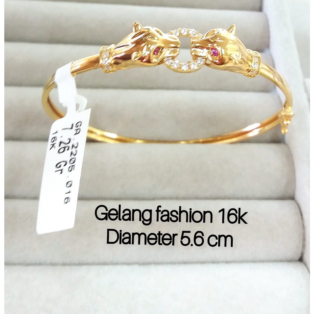 Gelang kadar 700/16karat wanita dewasa fashion cartier panther elegan