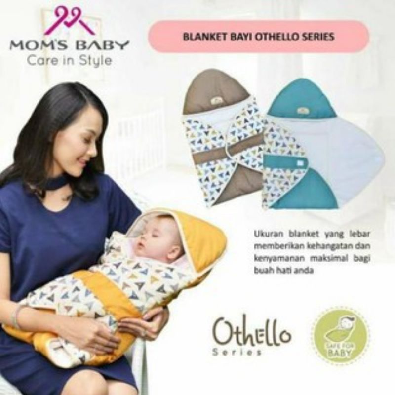 SELIMUT BAYI MOMSBABY - SELIMUT BAYI BABY BLANKET OTHELLO SERIES MBB 5010