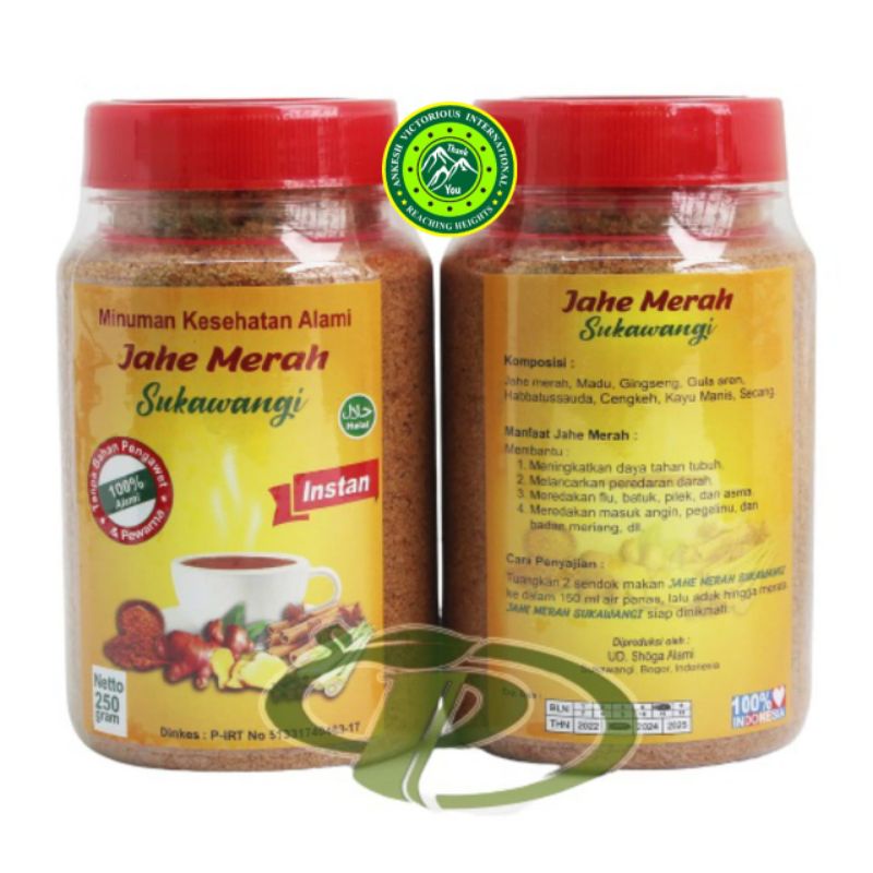 

Jahe Merah Sukawangi 250 gr | Minuman Jahe Merah Sukawangi