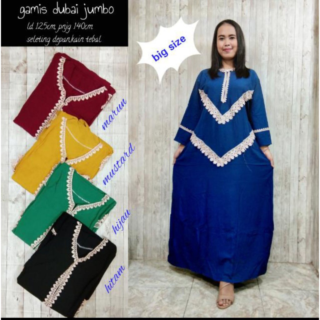 GROSIR GAMIS DUBAI JUMBO