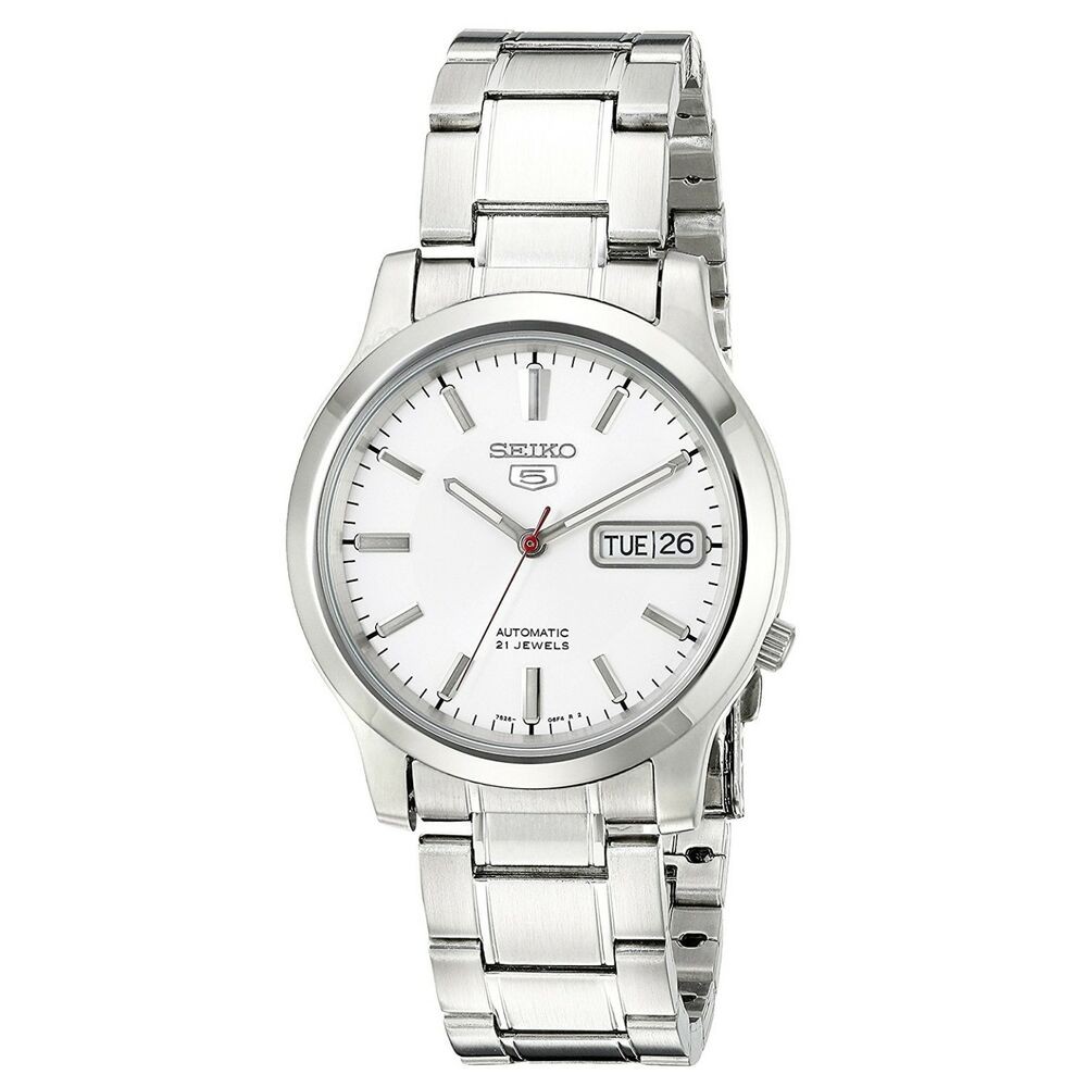 Jam Tangan Pria Seiko 5 Original SNK789K1 Strap Stainless Steel Silver SNK789