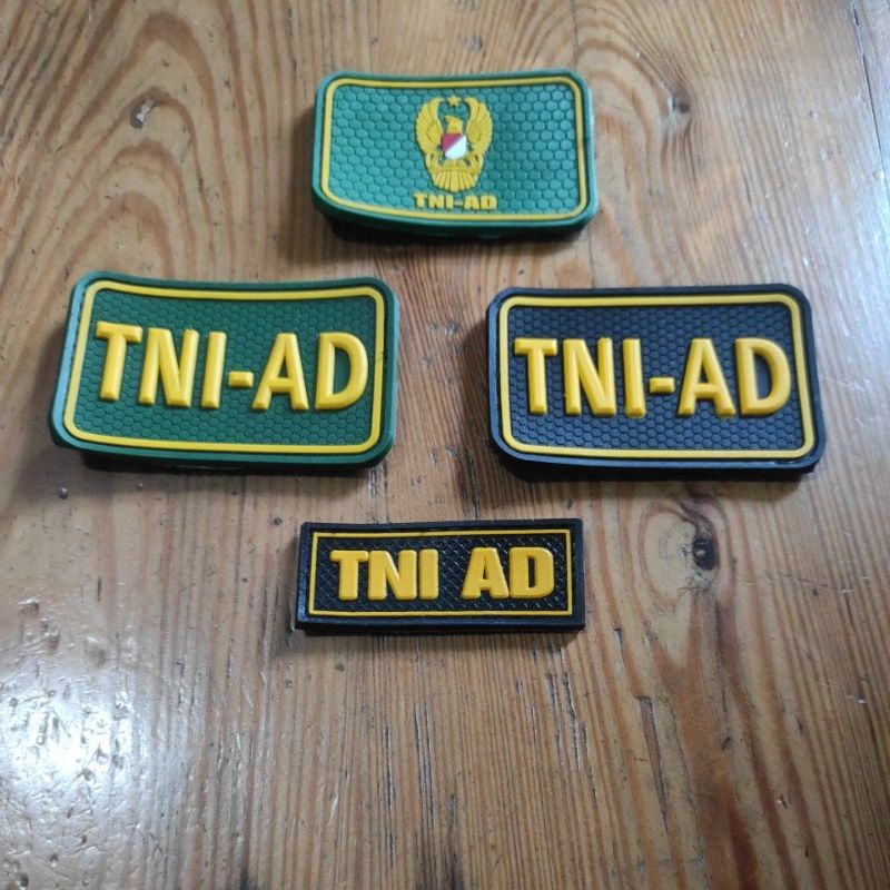 Patch Rubber/emblem karet TNI AD