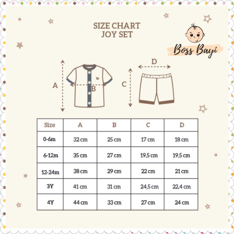 LITTLE PALMERHAUS - Joy Set / Setelan Pendek Bayi Anak