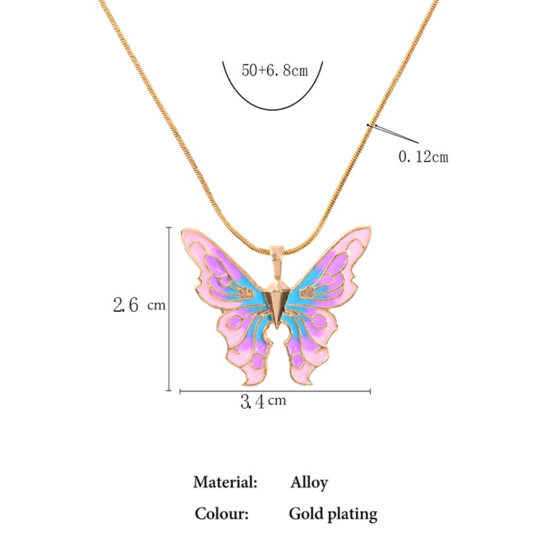 Barbie Kalung Double Layer Model Kupu-Kupu Fairytopia Mermaidia Aksen Mutiara Untuk Wanita