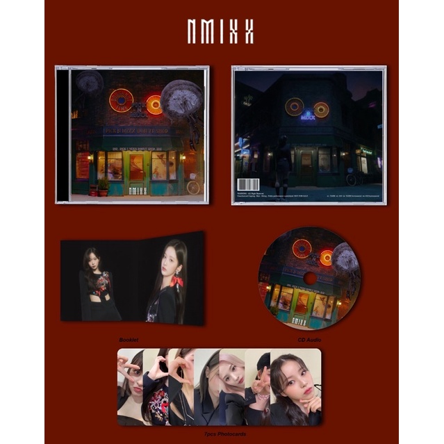 NMIXX - AD MARE FANMADE ALBUM JEWEL CASE VERSION , NMIXX ALBUM , NMIXX PHOTOCARD