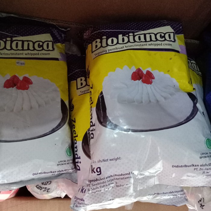 

Krim- Biobianca Whipped Cream Bubuk 1Kg -Krim.