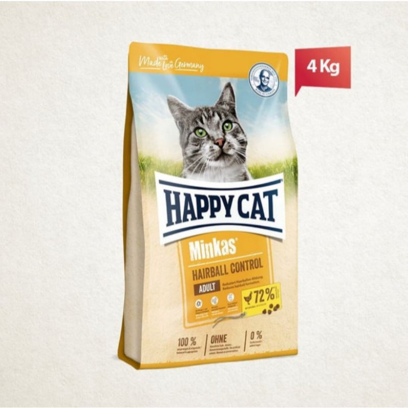 Happy Cat Minkas Hairball Control 4kg | Happy Cat Minkas Hairball control 4kg | kucing