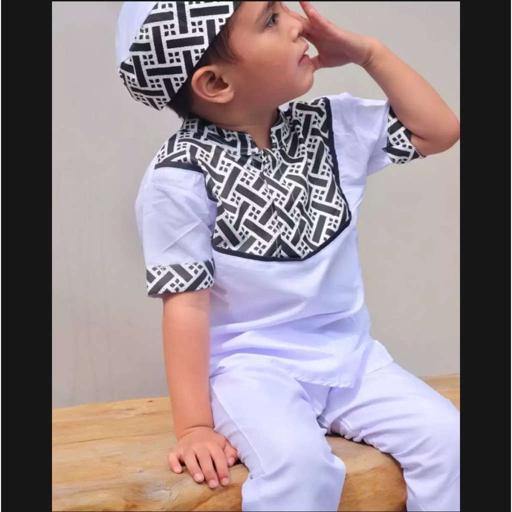 SETELAN BAJU ANAK LAKI LAKI SETELAN MUSLIM ANAK BAJU ANAK MUSLIM SETELAN KOKO BATIK SETELAN MUSLIM ANAK  KEKINIAN BAJU KOKO ANAK 1-10 TH BISA PILIH WARNA