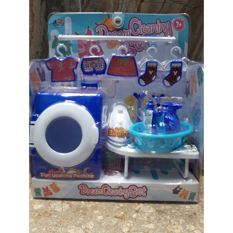 Mainan Mesin Cuci Set Laundry Dream Cleaning Set