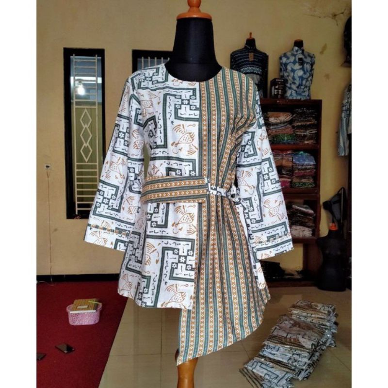 JUMBO size atasan BLUSE BATIK MODEREN asli pekalongan