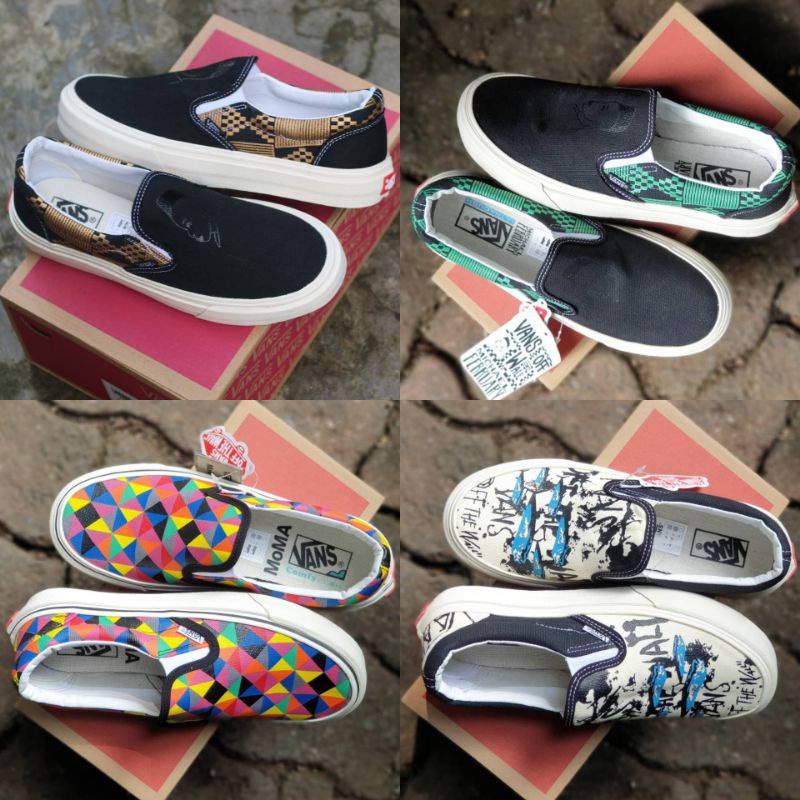 SEPATU KLASIK CASUAL VANS SLIP ON SIZE 36-44